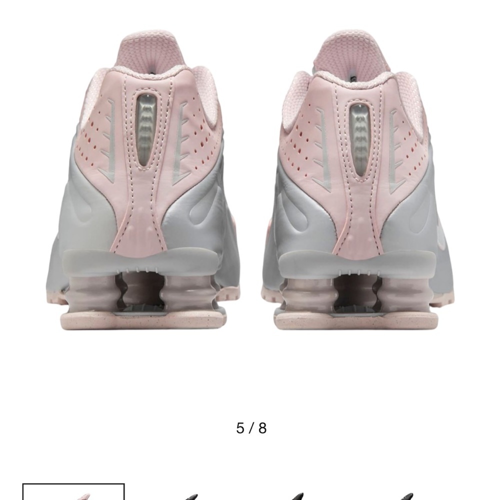 New in Box : Nike Shox R4 Barely Rose / Metallic
Platinum Sz: US 8 women’s - Picture 6 of 9